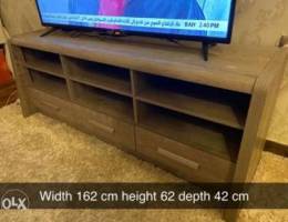 tv table wooden 2 months used only