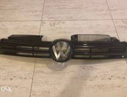 Volkswagen front grill with vw emblem