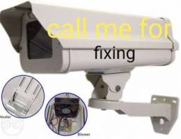 CCTV camera fixing