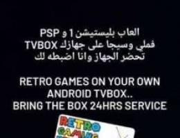 on your tvbox.. no need to loss you normal...