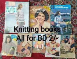 Knitting books for sale