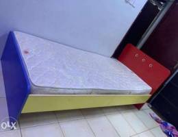 Single beds for children with mattress