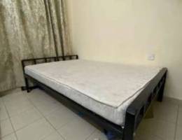 Steel Bed with Mattress