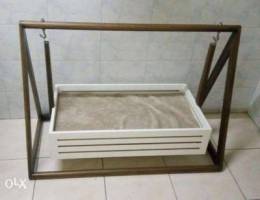 Baby Swing bed Wooden (hand made on order)