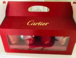 Cartier coffee cups paper set of 4