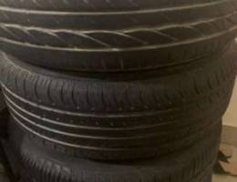 Corrola 2008 to 2012 tires for sales