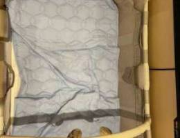 Baby travel cot and swinger